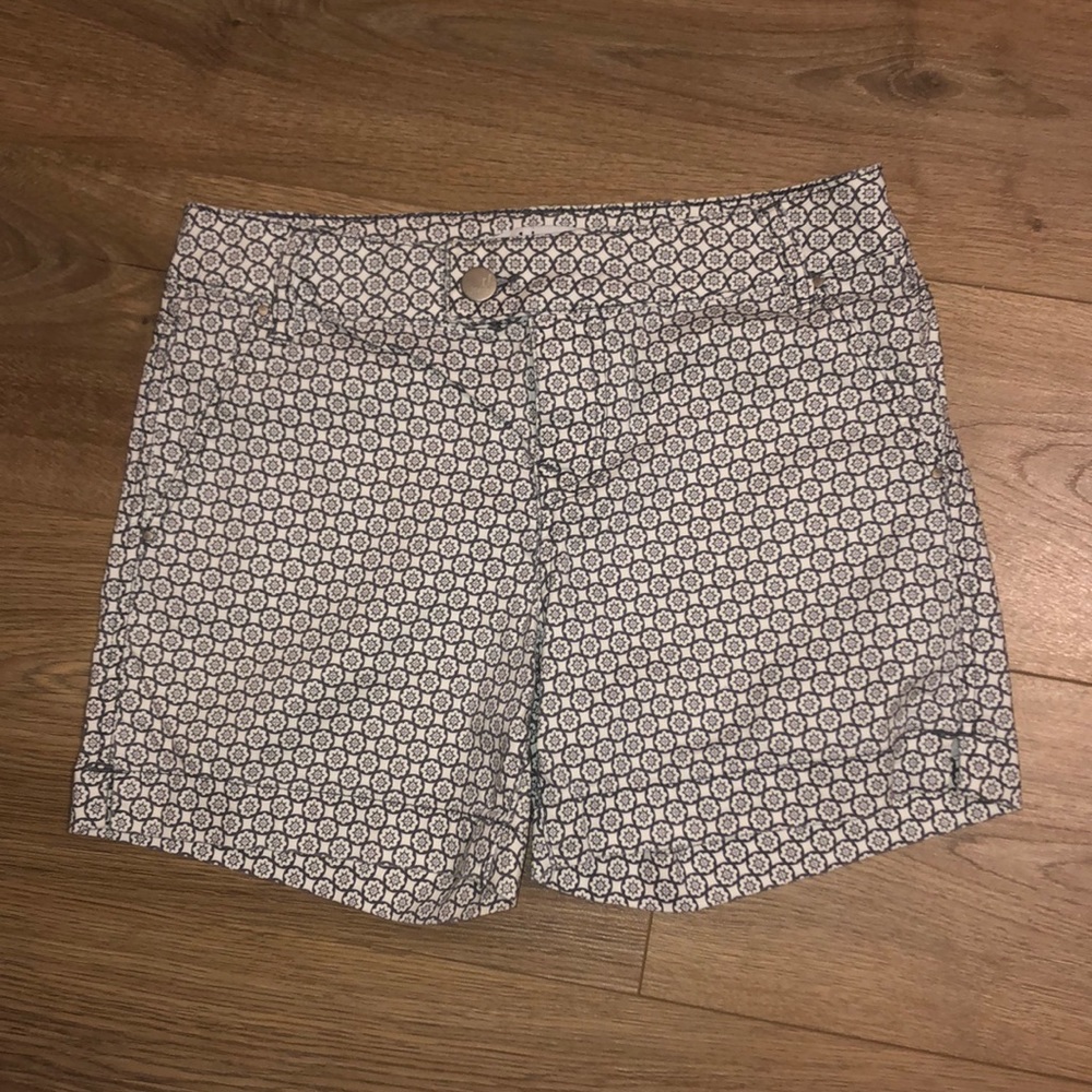 d.jeans gray printed shorts